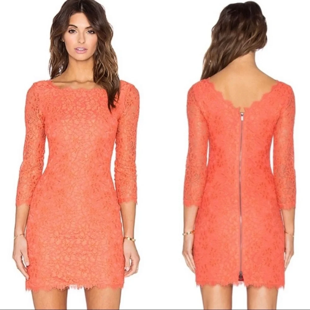 Diane von Furstenberg DVF Zarita Lace Dress - Picture 1 of 16